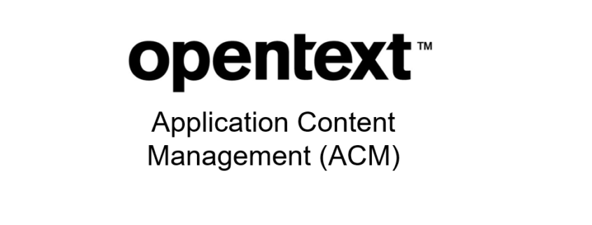 OpenText - ACM